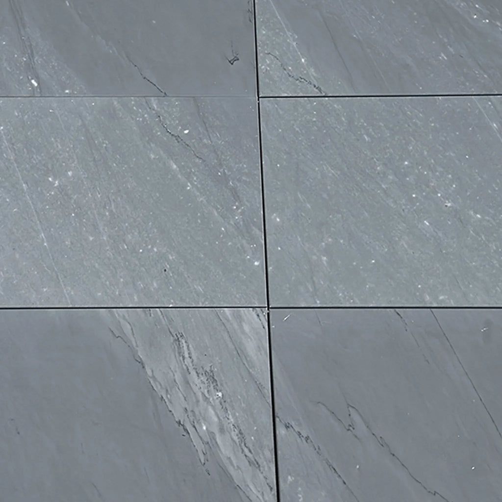 Gray stone floor tiles of Bardiglio Imperiale 12X24 Marble Polished or Honed