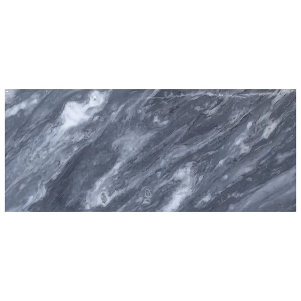 Gray and white Bardiglio Nuvolato 12X24 marble slab with polished or honed finish