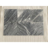 Six gray Bardiglio Nuvolato 12X24 polished or honed marble tiles displayed elegantly