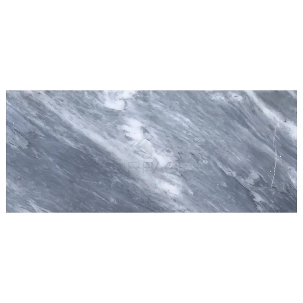 Gray and white Bardiglio Nuvolato marble slab polished or honed, 12X24 inches