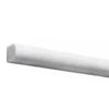 White square molding for Bianco Congelato 1/2X12 Pencil Liner Dolomite Leathered