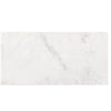 Rectangular white marble tile Bianco Congelato 12X24 Dolomite Leathered display