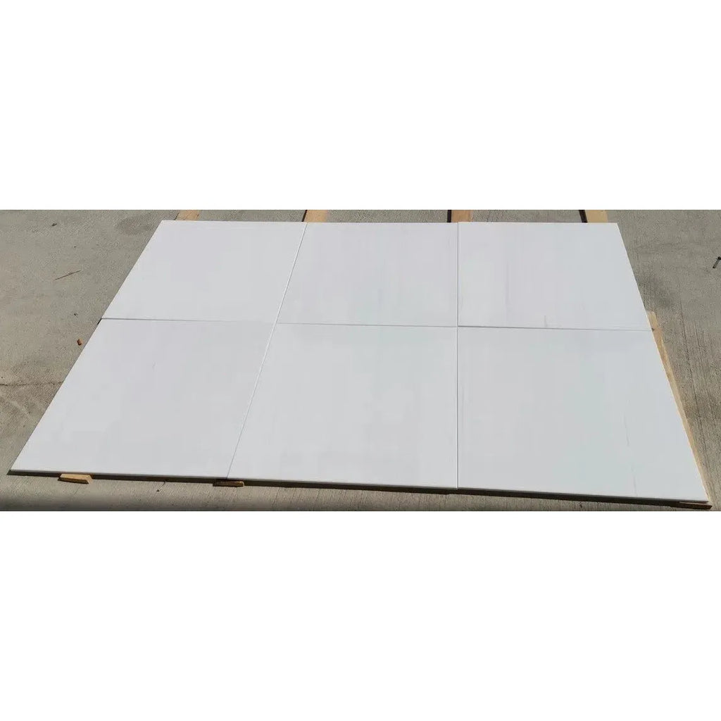 Bianco Dolomite 12X12 Marble Polished or Honed white rectangular tiles image