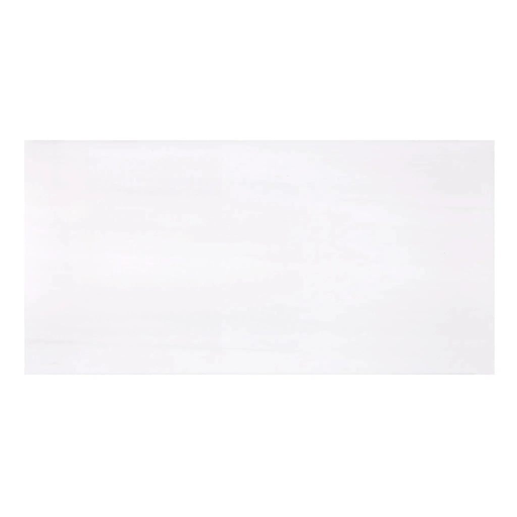 Rectangular white Bianco Dolomite 18x36 marble tile polished or honed surface