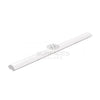 White quarter-round molding from Bianco Dolomite 1X12 marble trim liner