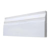 White Baseboard Molding from Bianco Dolomite 4 3/4X12 Marble Trim Polished or Honed