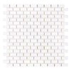 Bianco Dolomite White Brick Mosaic Tile 5/8X1 1/4 Polished or Honed Finish