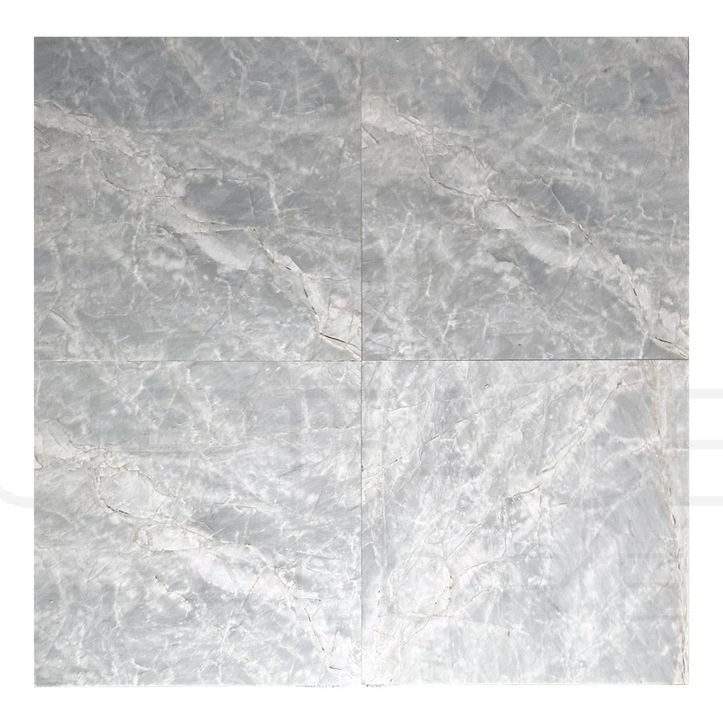 Gray marble tile pattern featured in Blue Jade 24X24 Polished Tile product