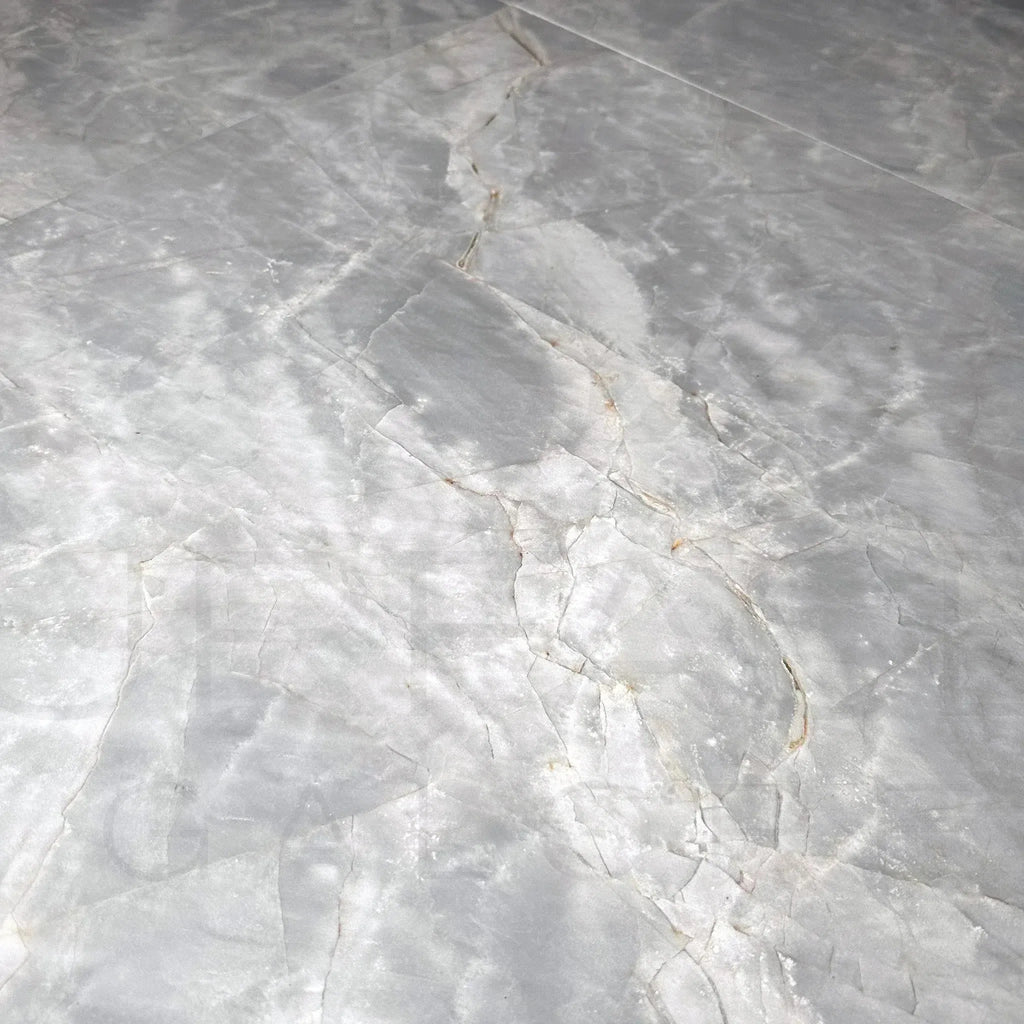 Gray marble surface of Blue Jade Blue White Marble Polished Tile for elegant interiors