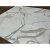 Calacatta Gold 1/2X12 Pencil Liner Polished showcasing white marble with gray veining