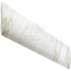 Calacatta Gold 1X12 Quarter-Round Trim Molding polished marble corner piece