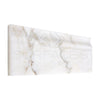 Calacatta Gold 4 3/4X12 Baseboard Trim Molding in elegant white marble finish