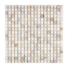 Calacatta Gold 5/8X5/8 Mosaic Marble Tile Polished or Honed Square Mosaic Tile Sheet