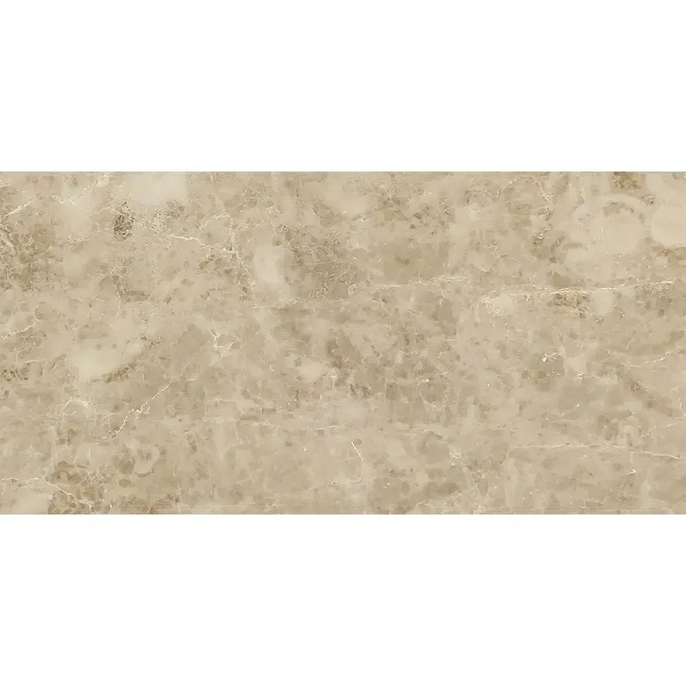 Beige marble slab of Cappuccino Marble 12X24 Polished for elegant interior design