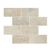 Cappuccino Marble 3X6 Tumbled Rectangular Beige Stone Tiles showcasing elegant design