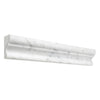 Elegant White Marble Decorative Molding in Carrara White 2X12 Crown Molding Liner