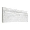 White marble molding in Carrara White Baseboard Trim, polished or honed finish