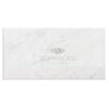 Rectangular Carrara White Marble 12X24 Polished or Honed slab for elegant surfaces