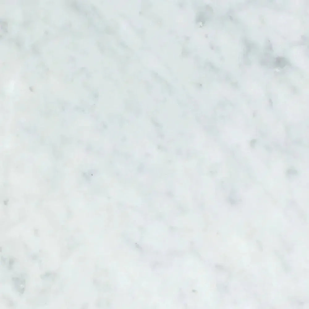 Carrara White Marble 18X18 Polished or Honed showcasing elegant white marble texture