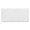 Rectangular Carrara White Marble 3X6 Tumbled slab showcasing elegant natural veining