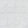 Carrara White Marble 4X12 Polished or Honed White marble brick wall surface