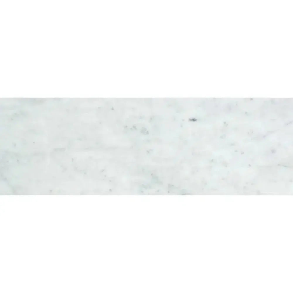 Carrara White Marble 4X12 Polished or Honed White Marble Slab for elegant interiors