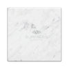 Carrara White Marble 4X4 Tumbled Square Marble Tile for elegant home decor