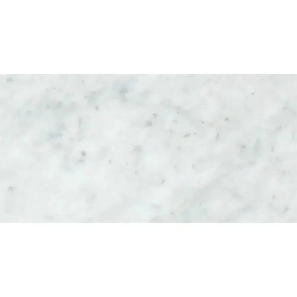 Carrara White Marble 6X12 Polished or Honed White Marble Slab Display Image