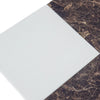 White marble-patterned surface of Checkerboard Bianco Dolomite and Emperador Dark Set