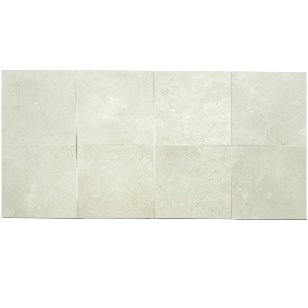 Crema Marfil Marble 1 inch Hexagon Mosaic Tile in polished or honed finish