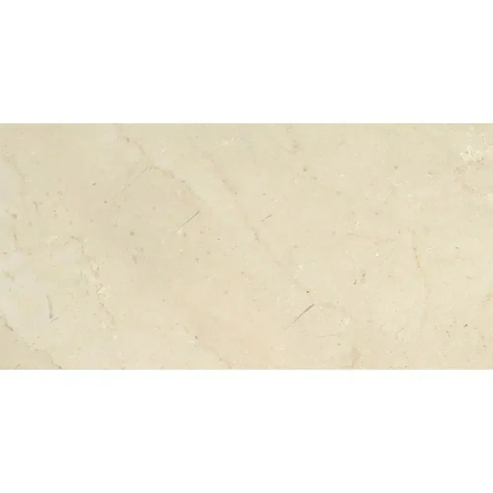 Crema Marfil Marble 12X24 Polished or Honed showcasing elegant beige marble texture