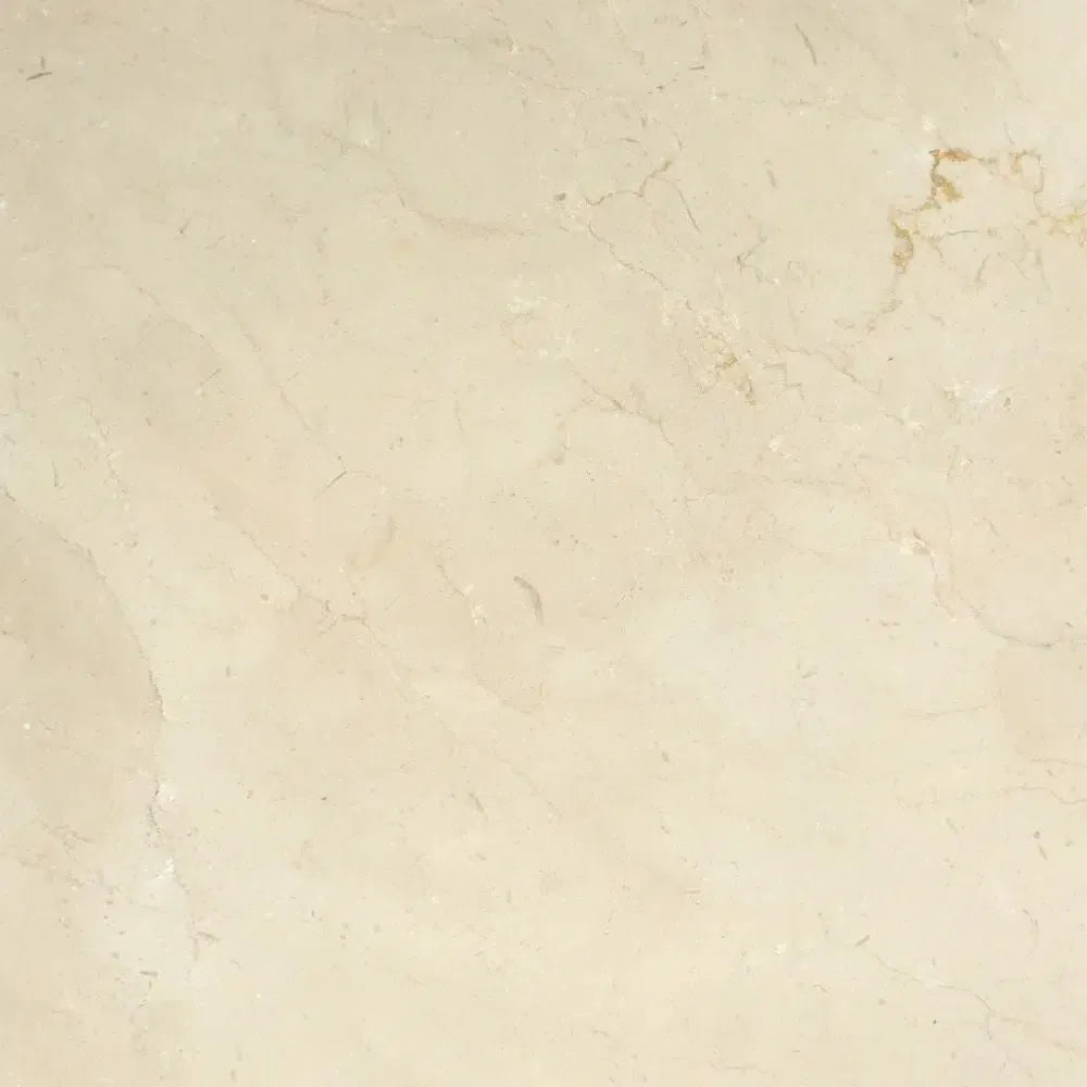 Beige marble texture of Crema Marfil Marble 18X18 Polished or Honed