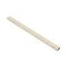 Cylindrical off-white tube of Crema Marfil Marble 1X12 Trim Liner Polished or Honed