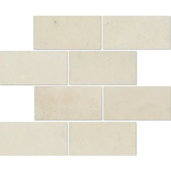 Rectangular beige Crema Marfil Marble tiles in polished or honed finish