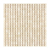 Beige square mosaic tiles in Crema Marfil Marble 5/8x5/8 polished or honed finish