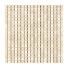 Square mosaic tile sheet of Crema Marfil Marble 5/8X5/8 in polished or honed finish