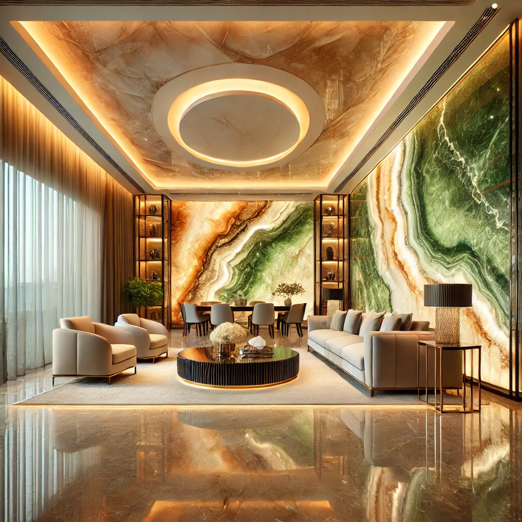 The Timeless Beauty of Onyx: Green, White, and Honey Onyx for Stunning Interiors