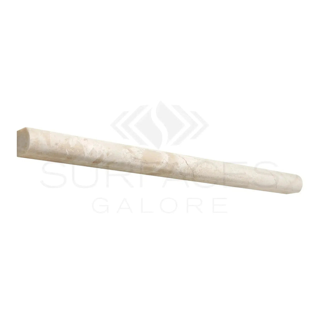 Diano Royal Marble Pencil Tile Liner in Queen Beige Polished or Honed Finish