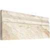 Marble decorative molding Diano Royal Queen Beige baseboard trim polished honed finish