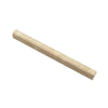 Cylindrical wooden dowel featured in Durango Paredon 1X12 Dome Cane Liner Travertine Honed