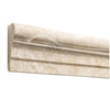 Beige marble molding in Durango Paredon 2 1/2X12 Crown Molding Liner Travertine