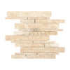 Beige Travertine Mosaic Tile from Durango/Paredon Random Strip Collection