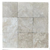 Nine square Durango (Santa Fe) 12x12 tumbled travertine tiles for $4.99 per sq. ft