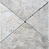 Square stone floor tiles of Durango (Santa Fe) 12X12 Tumbled Tile in neutral tones