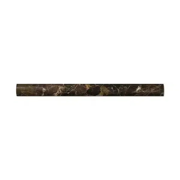 Brown marble border tile for Emperador Dark Marble polished trim liner