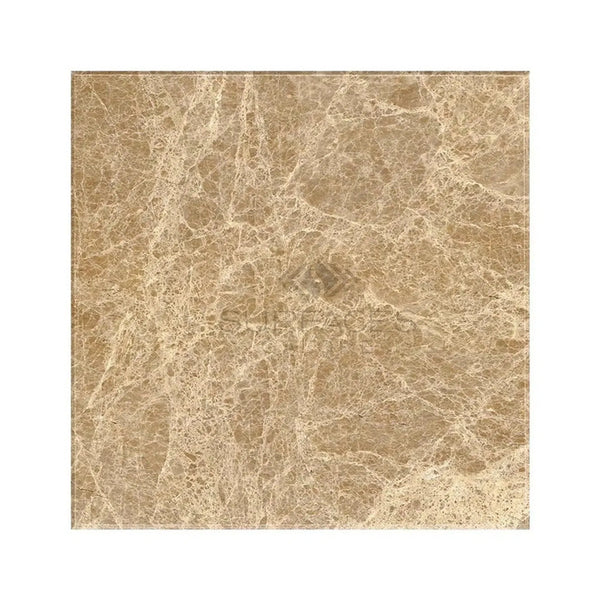 Emperador Light Marble 12X12 Polished Square Marble Tile suitable for interior design