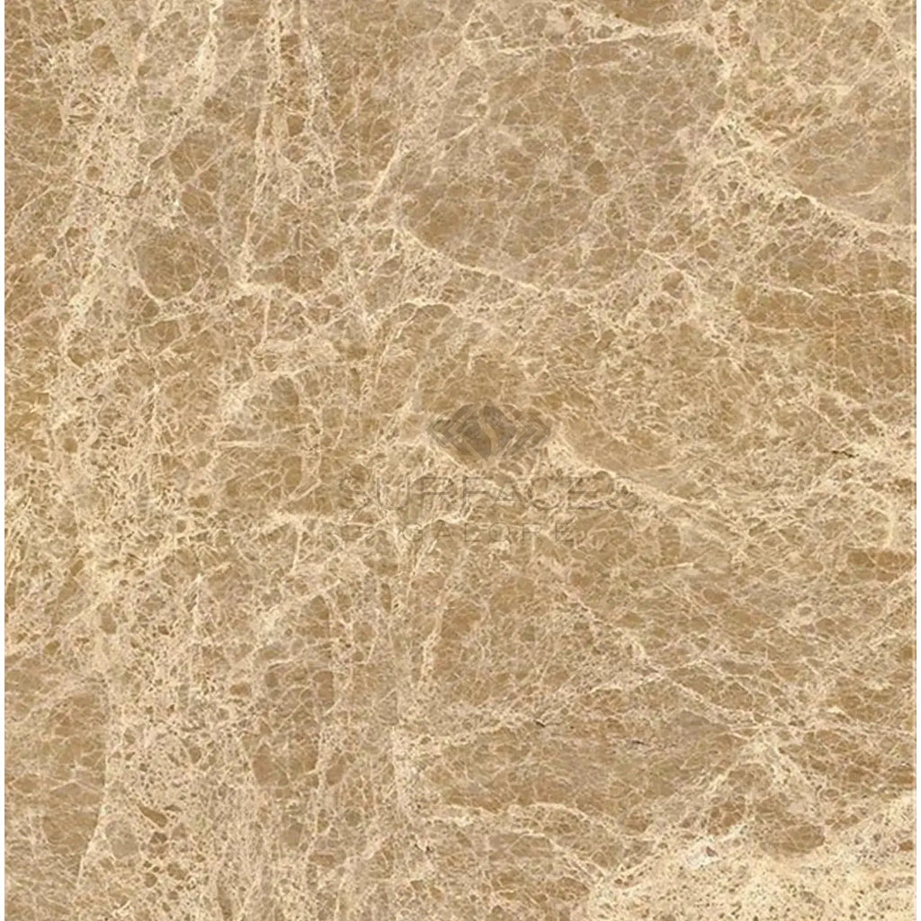 Beige marble texture of Emperador Light Marble 18X18 Polished for elegant interiors