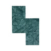 Two green marble tiles showcasing Empress Green Marble 12x24 Polished finish