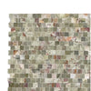 Green Onyx 3/8X3/8 Staggered Tight-Joint Mosaic Polished Green and Pink Tile Sheet