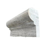 Gray travertine molding featured in Haisa Light 2X12 OG-1 Single-Step Chair Rail Trim